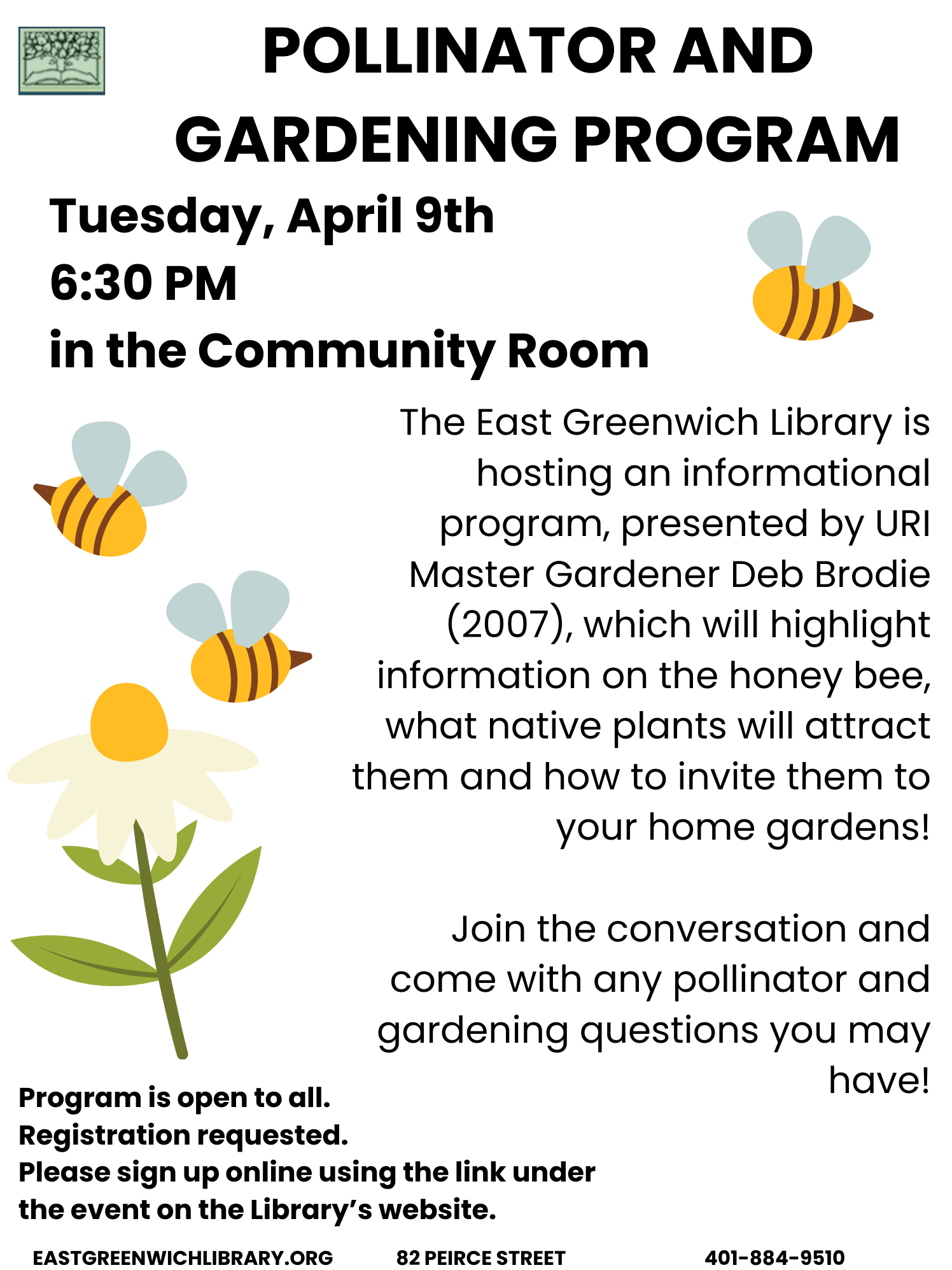 Adult Events | East Greenwich Free Library