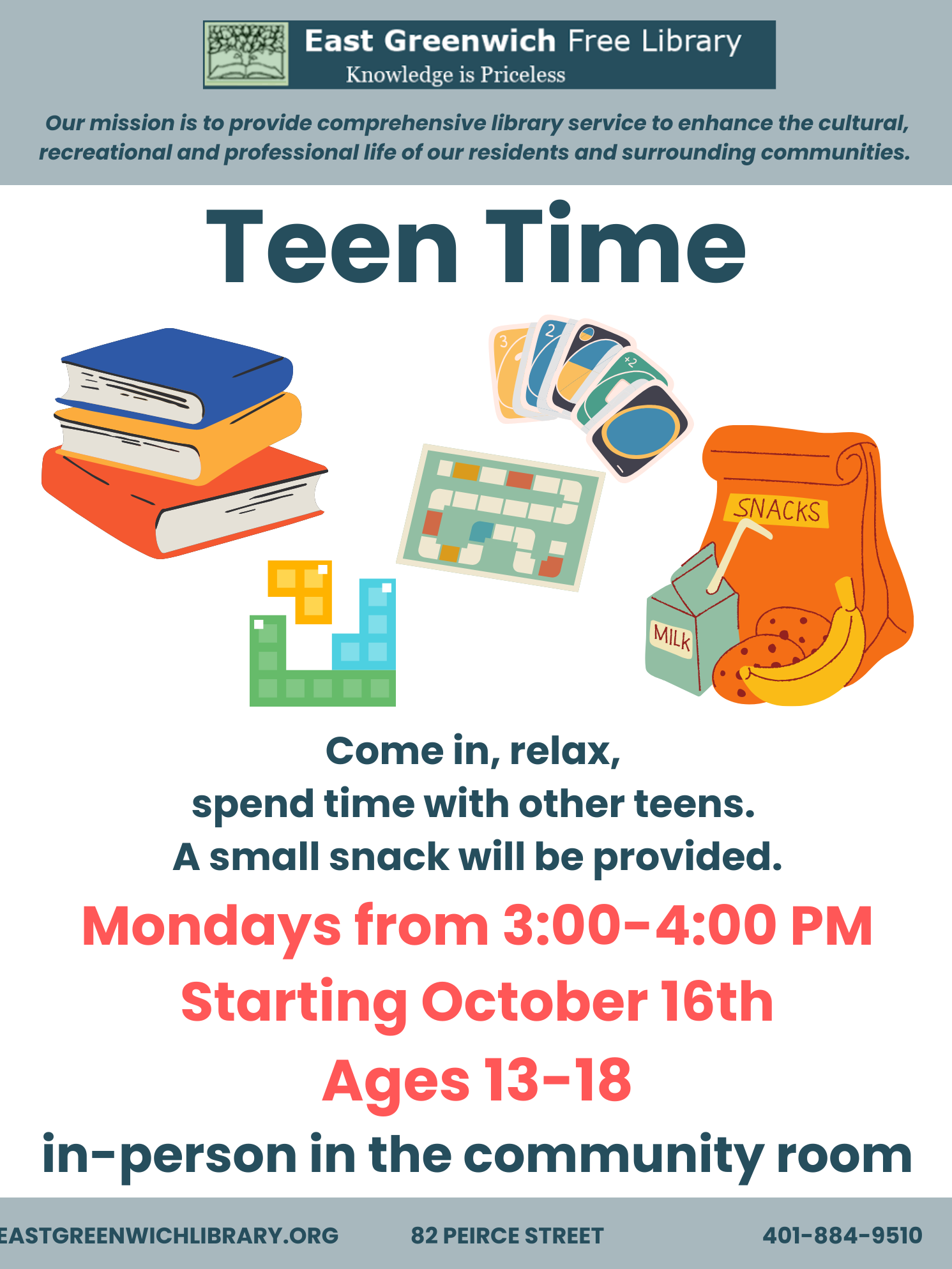 Teens East Greenwich Free Library Teens East Greenwich Free Library